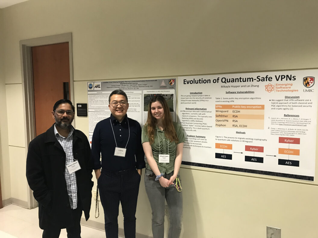 Congrats to Mikayla and Nadeem for successfully present their work at IS research symposium