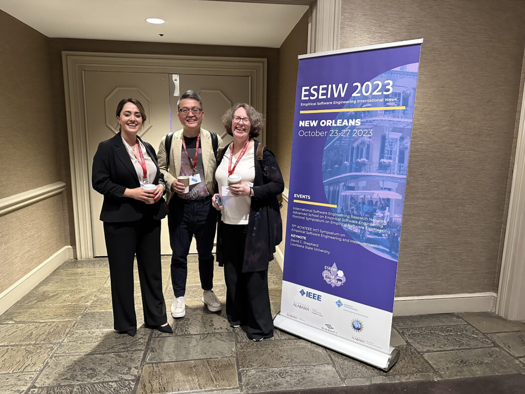 Attending ESEIW/ESEM’23 at New Orleans with Dr. Seaman and Mahsa