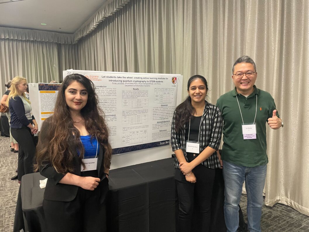 Ainaz and Khushdeep successfully present their poster in The 8th Annual Provost’s Teaching & Learning Symposium