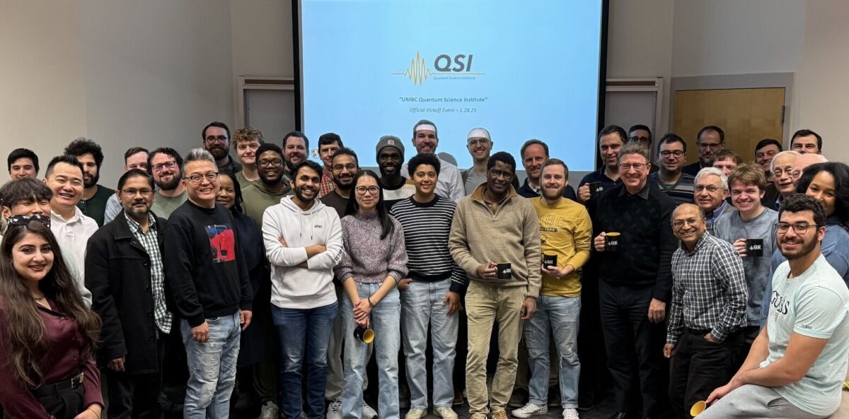 Our team in the kickoff meeting of UMBC Quantum Science Institute